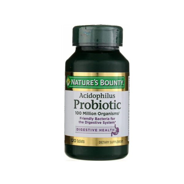 Nature’s Bounty Probiotic Acidophilus Tablets, 120 Count